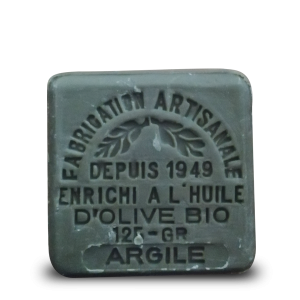 Savon de toilette enrichi à l'huile d'olive bio et à l'argile verte