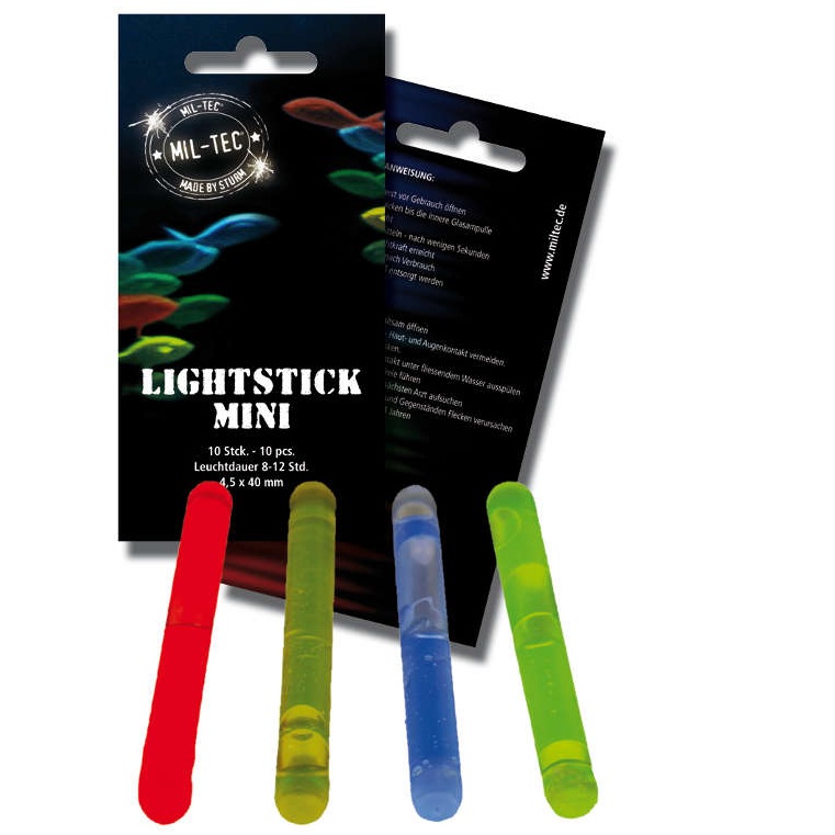 Minis bâtons lumineux jaune