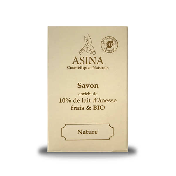 Savon au lait d'ânesse BIO - Nature
